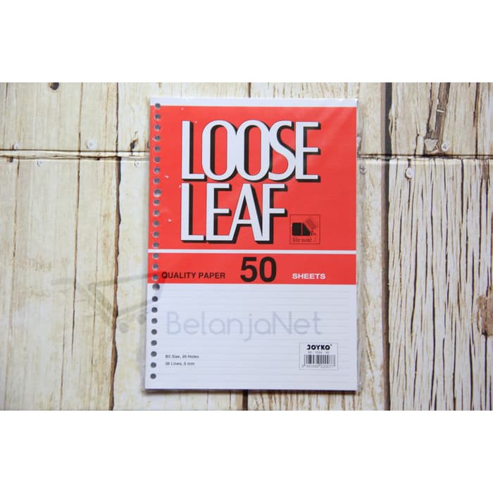 Loose Leaf [Kertas File] Joyko B5 50 Lembar