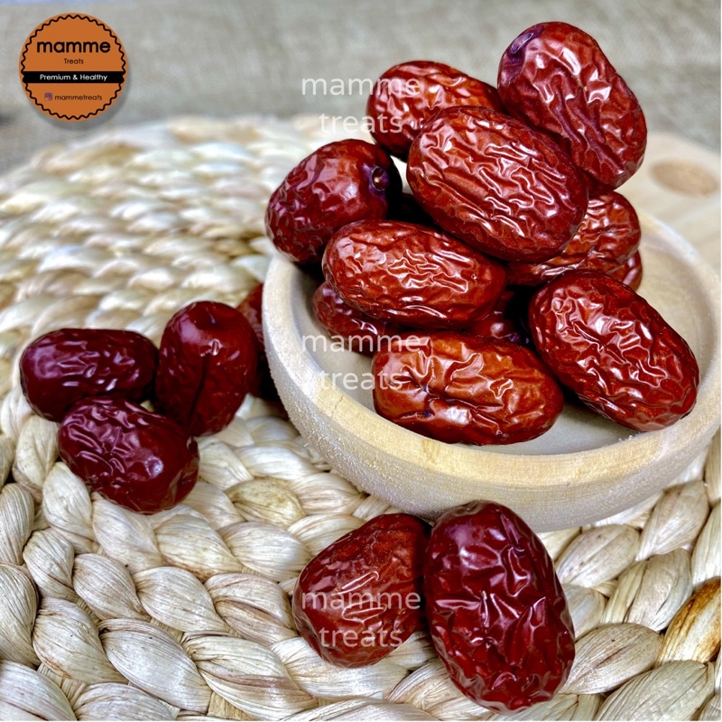 

mamme treats - ang co red dates / kurma cina merah 28-45Gram grade super A+