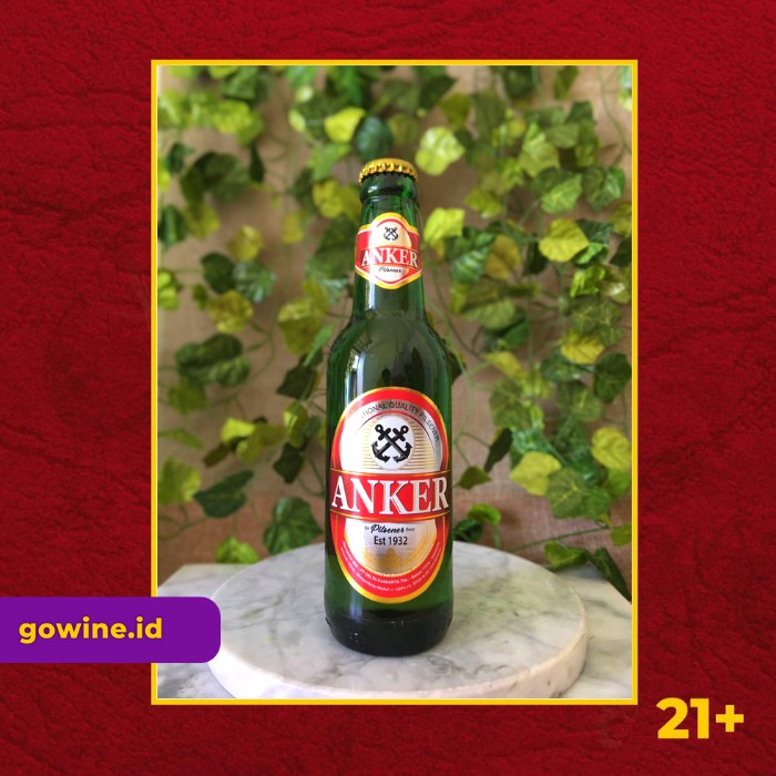 Jual Anker Beer Bir Pilsener Bottle Botol 330ml Shopee Indonesia 9527