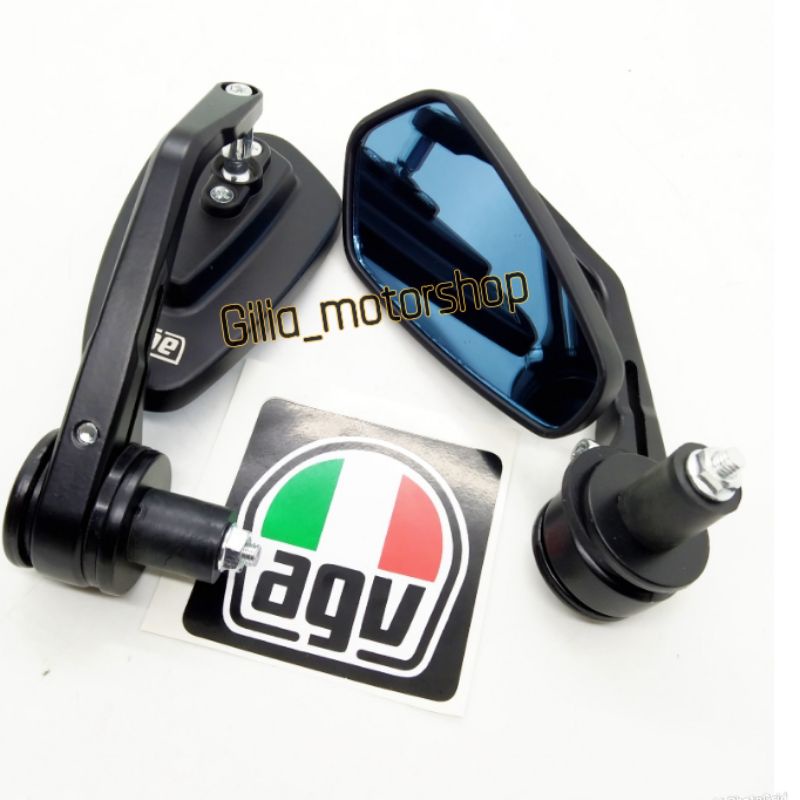 Spion Jalu Oval Diamond SH 5003 AGV Racing Spion Jalu Bar End Universal