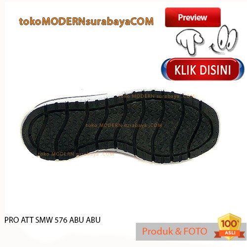 PRO ATT SMW 576 ABU ABU Sepatu Pria Slip On Karet