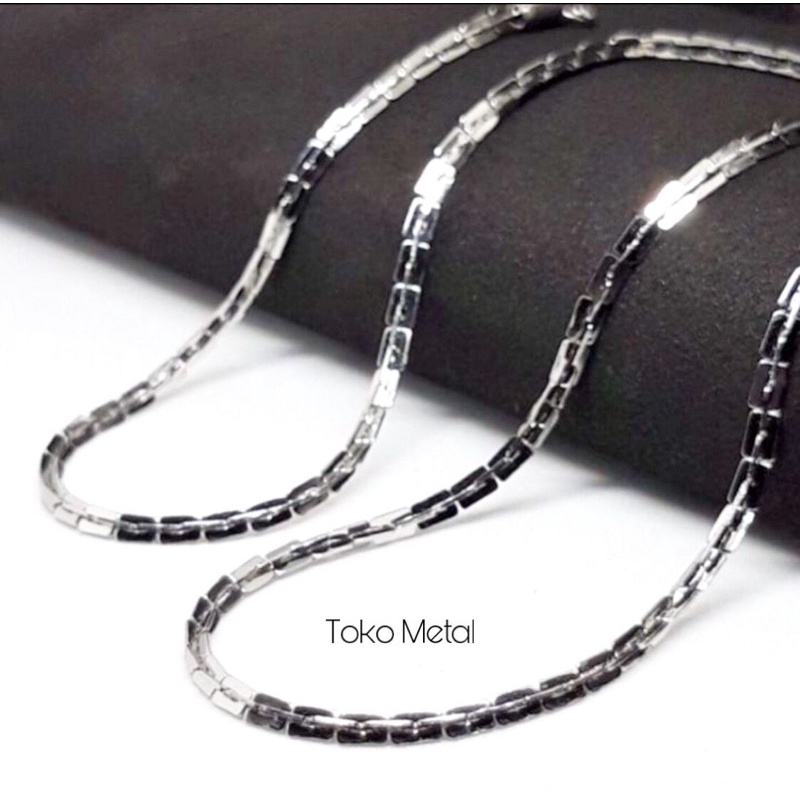 Kalung Titanium Model Belimbing Anti Karat Pria Dan Wanita[ Toko Metal ]