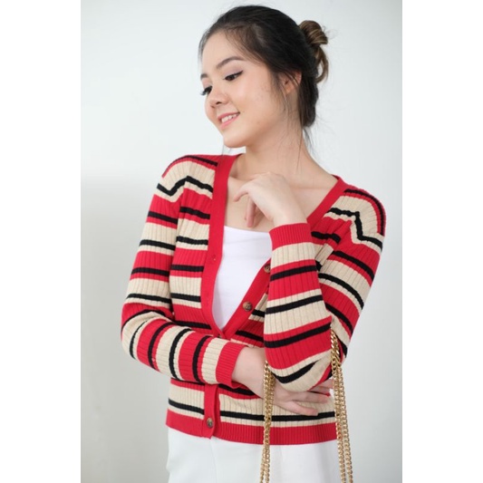 MIN JEE KNIT CARDI- CARDIGAN WANITA