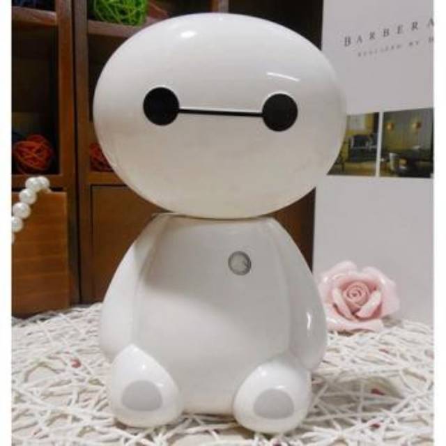 Lampu LED Meja Kartun Baymax Belajar Meja Charger Charging Mode Lucu Karakter Unik Kado - HCYLP071