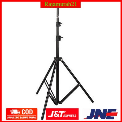 PROMO TaffSTUDIO Portable Light Stand Tripod 16mm 1/4 Thread 3 Section 175cm for Studio Lighting