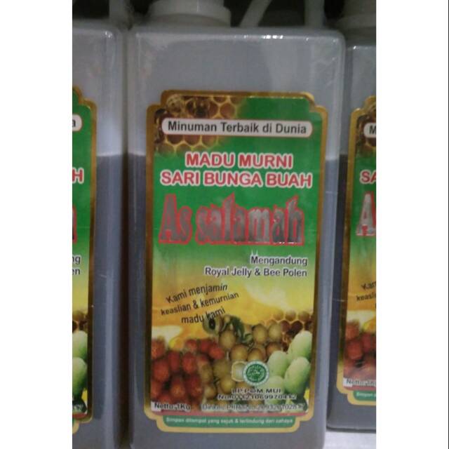 

Madu murni sari bunga buah assalamah 1kg