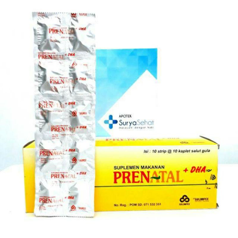 Prenatal DHA 1 strip isi 10 kaplet