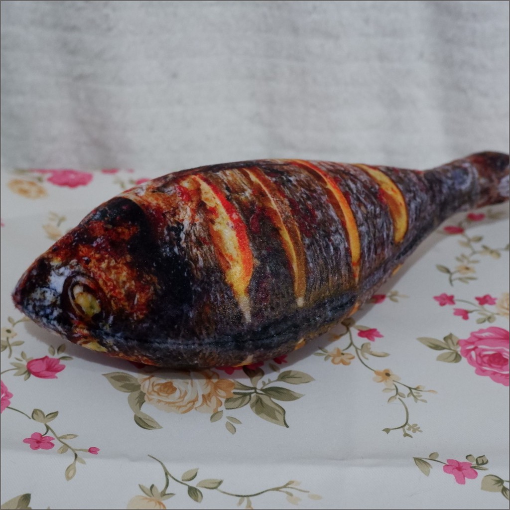 Bizzarpillow Bantal Ikan Bakar Size L BZ075