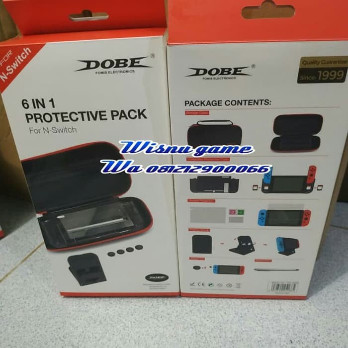 Nintendo Switch Dobe 6 in 1 Protective Pack TNS-19286