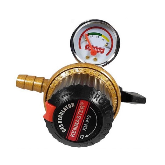 Kepala Regulator Gas / Kenmaster High Pressure + Meter km-919