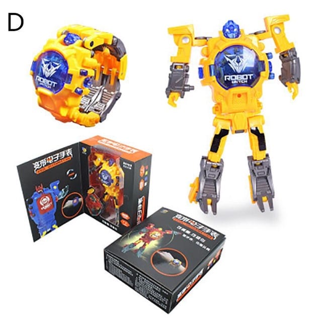 Mainan Jam Tangan Robot Transformers Anak Mainan anak anak transformers