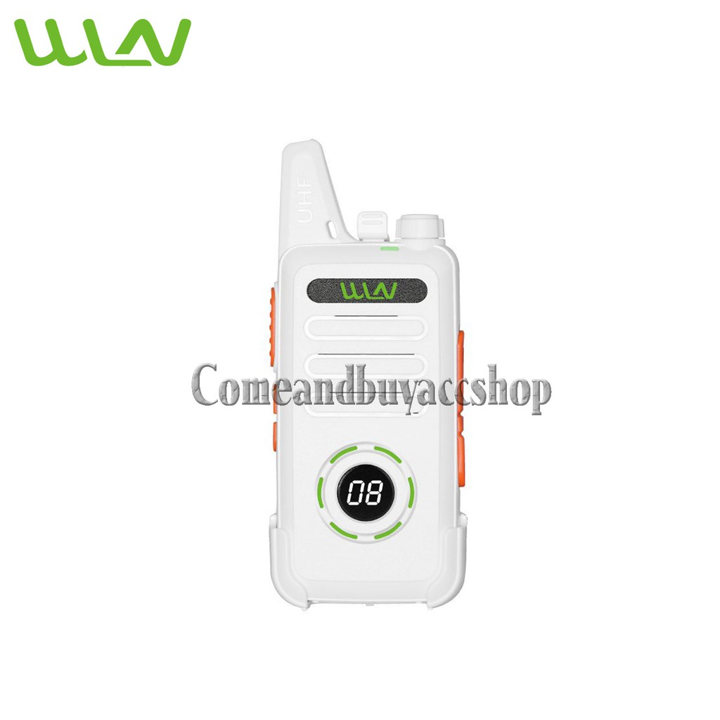 Walkie Talkie WLN HT Two-Way Radio KD-C1 (Dengan Layar Digital)- Putih