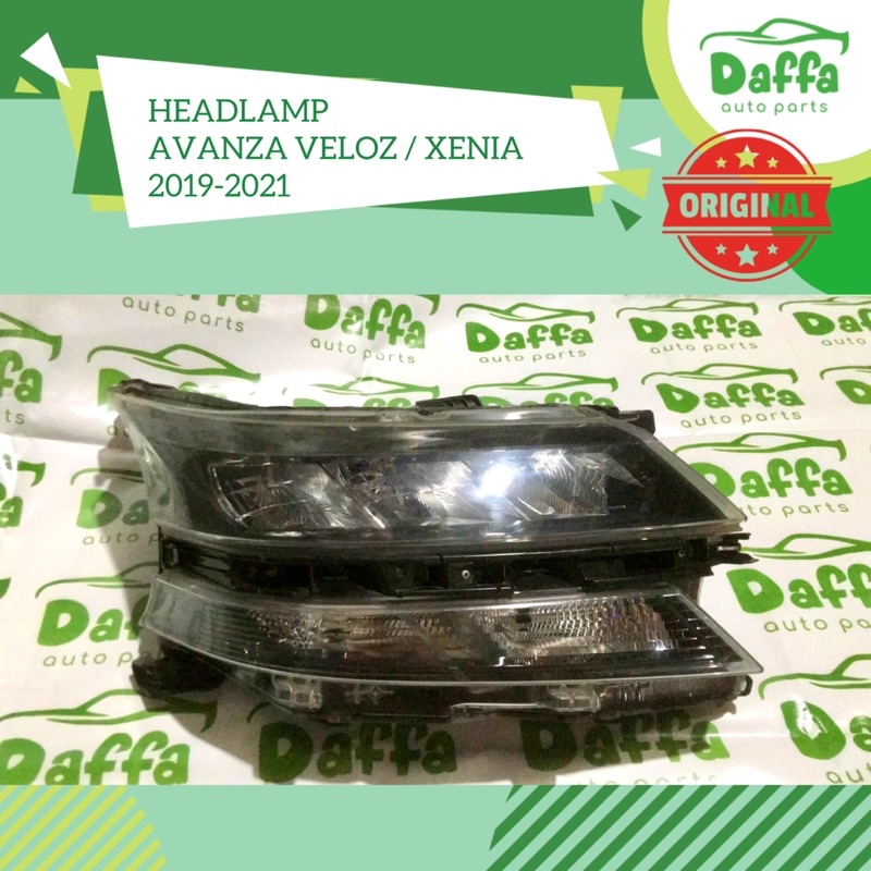 Headlamp Headlight Head Lamp Light Lampu Depan Utama Besar Mobil Daihatsu Xenia 2019 2020 2021 Origi
