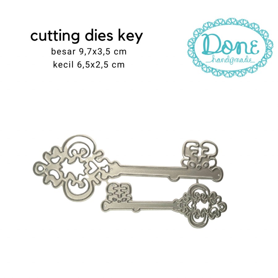 Dies cutting dies key pattern motif kunci antik stencils vintage key