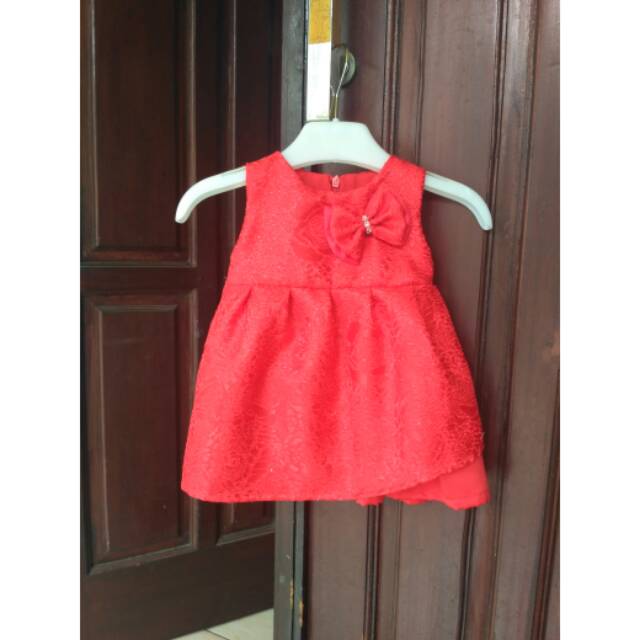 Baju Imlek bayi newborn / baju bayi perempuan lucu merah