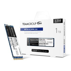 Team Group SSD 1TB M2 2280 MP34 PCIe 3.0 x4 with NVMe 1.3