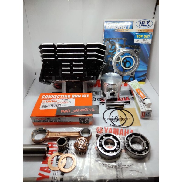 BLOK SEHER KOMPLIT YAMAHA RX KING+STANG SEHER+BEARING+THREEBOND SERI YP1- IMFORT JAPAN QUALITY
