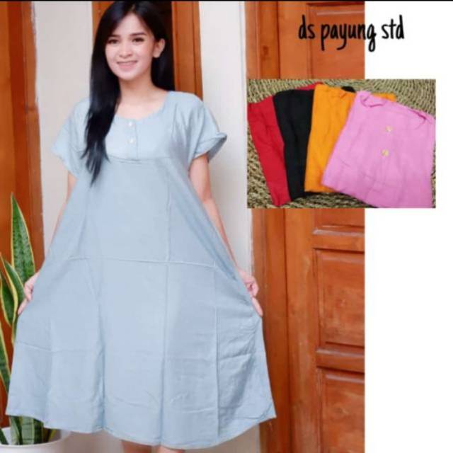 Daster payung paris/dsster busui/daster bumil