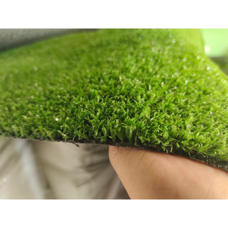 KARPET RUMPUT SINTETIS SWISS 10 MM UNTUK HIASAN DEKORASI TAMAN
