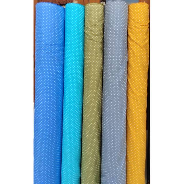 Kain Katun Polkadot Kecil