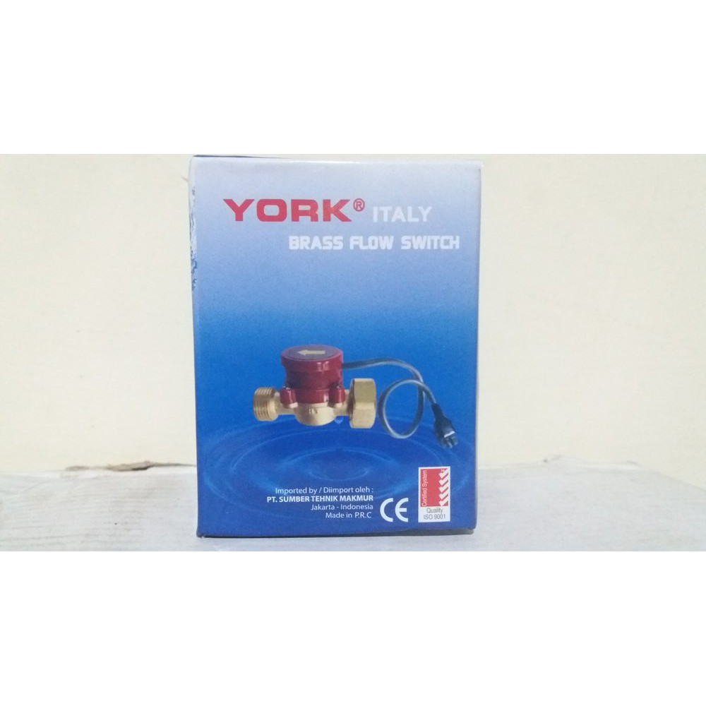 brass flow switch merk York otomatis pompa air toren tandon dorong Berkualitas