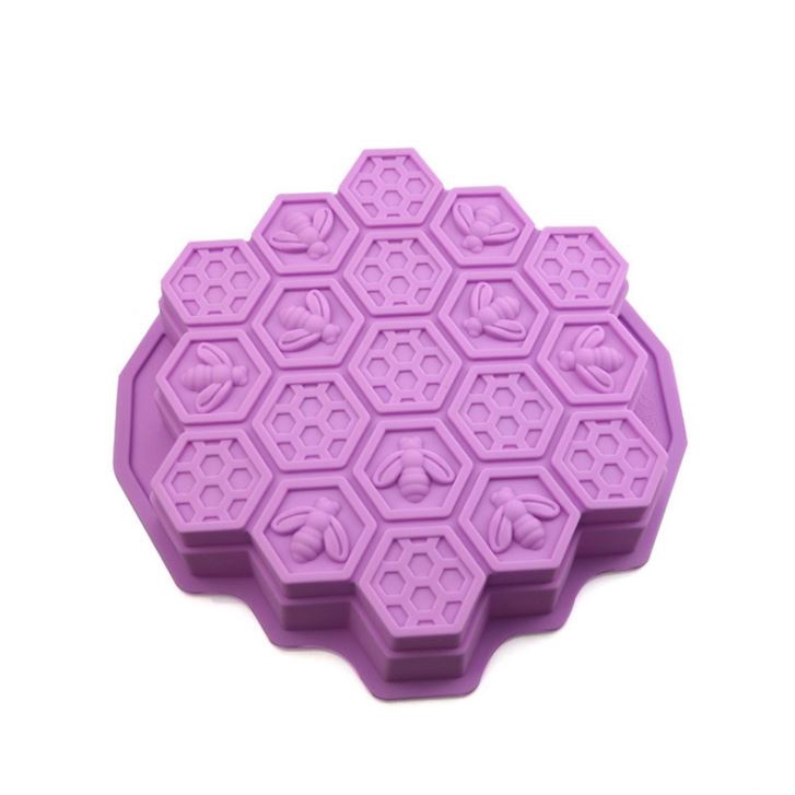 Loyang kue Silicone Honeycom lebah madu puding coklat Cake Mold Honey