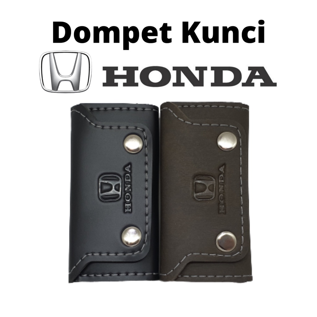 Dompet kunci Motor dan Mobil STNK logo Honda (Kunci#Embos)