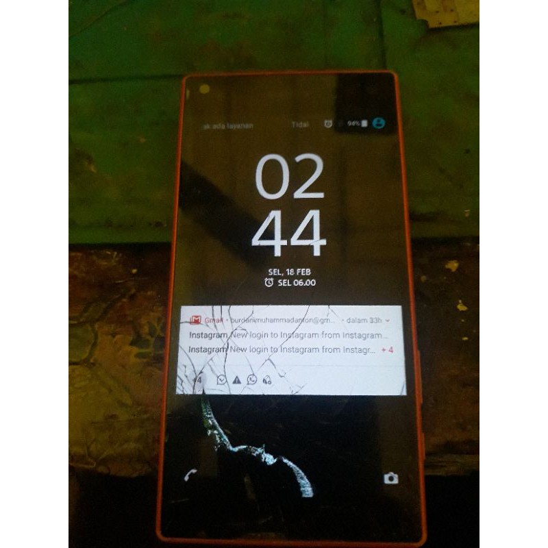 sony z5 docomo pecah lcd