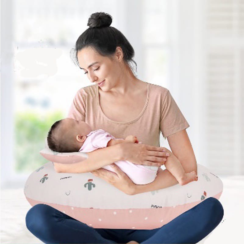 Omiland Bantal Ibu Menyusui Bulat + Bantal Lengan Kaktus Series