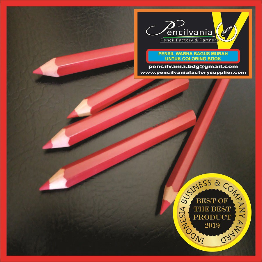 

PENSIL WARNA MERAH Bagus High Quality Murah Eceran Eco Yang Empuk Satuan Rekomendasi Terbaik