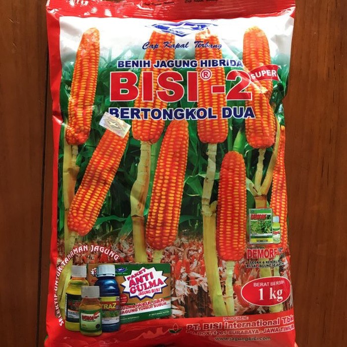 Benih Jagung Hibrida Bisi2 Kemasan 1kg Bibit Jagung Bisi 2 Indonesia