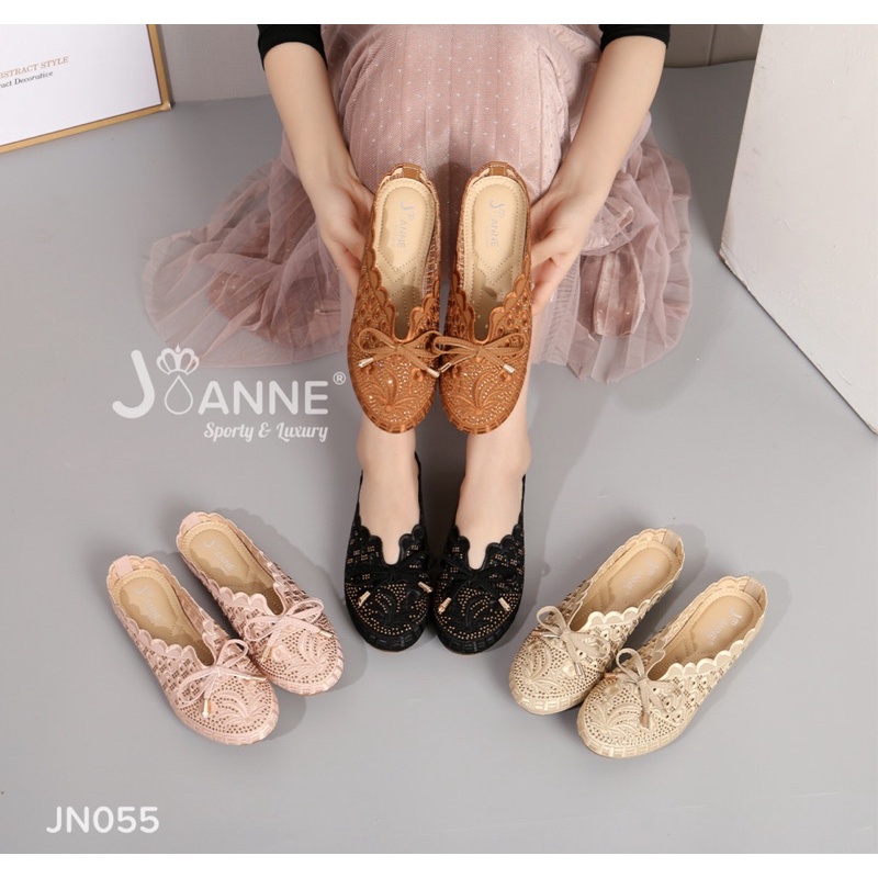 RESTOCK!! [ORIGINAL] JOANNE Slop Loafer Shoes Sepatu Wanita #JN055