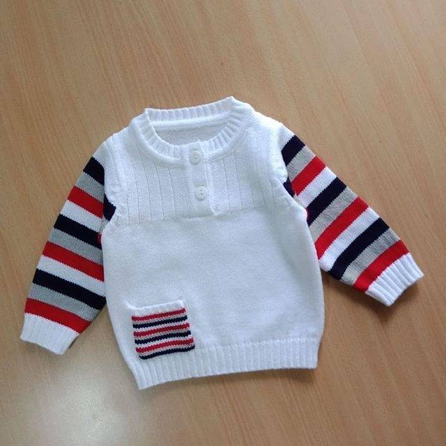Jaket sweater rajut anak cowok 8811