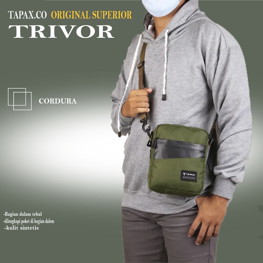 Tas Selempang Slingbag Unisex Trendy Trevor Zetshop