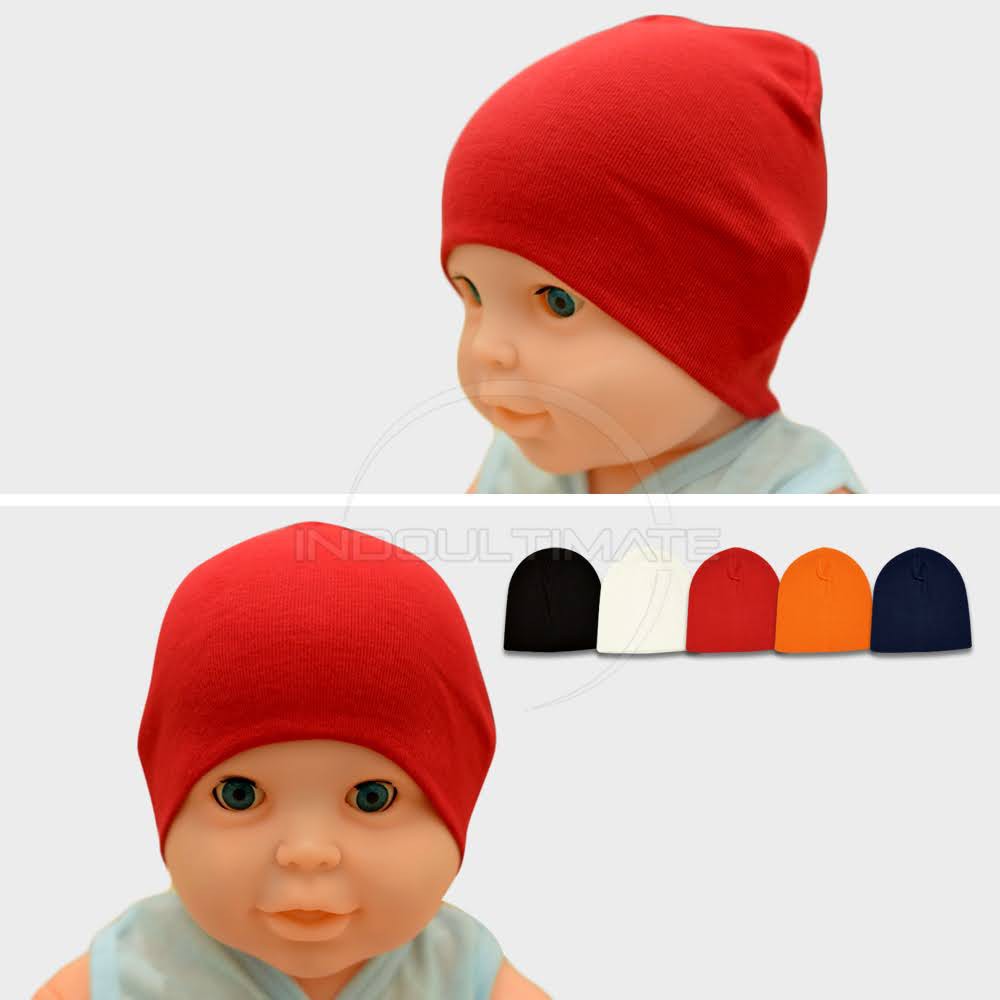 Topi Bayi BH-095 Topi Kupluk Bayi Topi Bayi Baru lahir Topi Bayi Unisex IMPORT