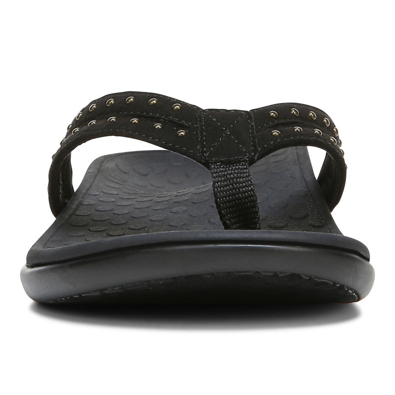 Vionic Tasha Black Sandal Wanita