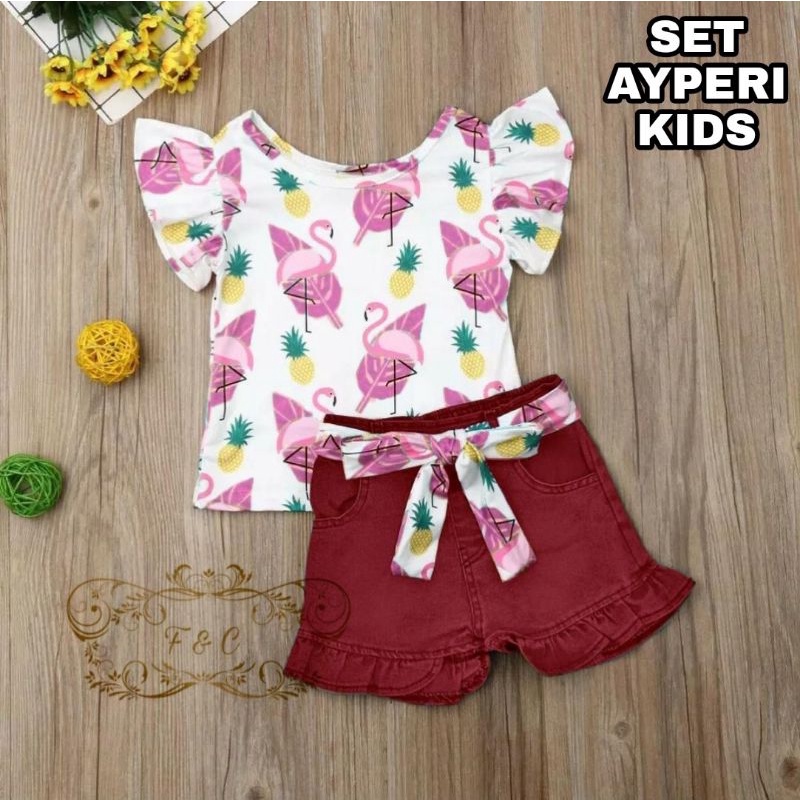 SET CELANA KID ANAK AYPERI, BABYTERRY, SETELAN