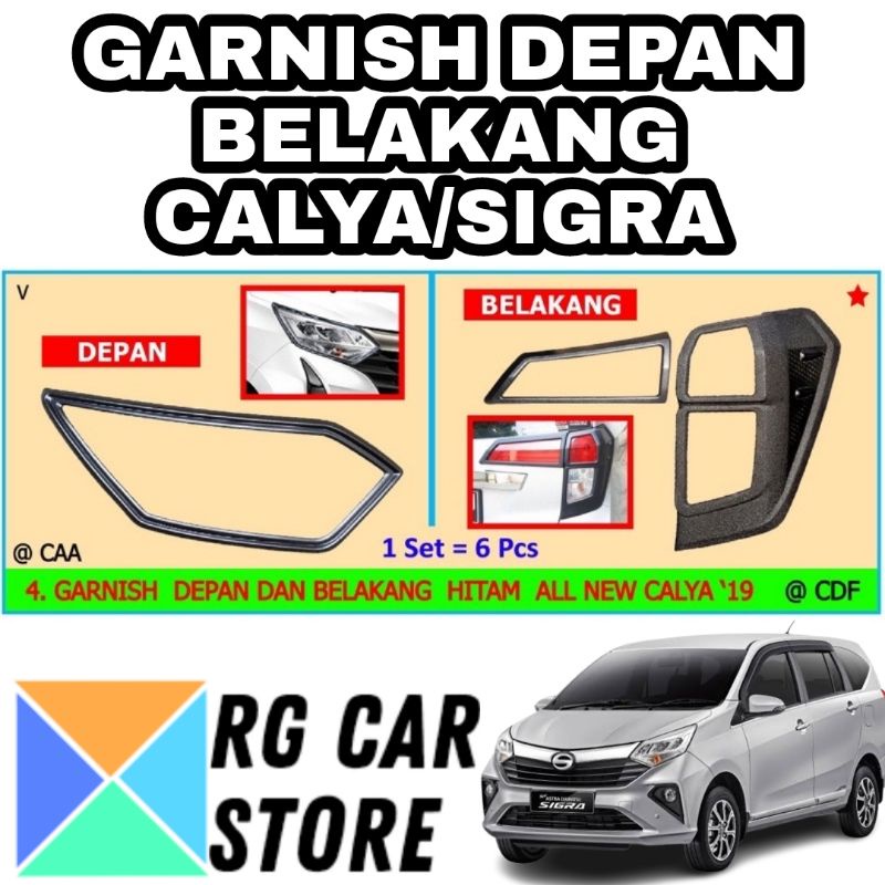 GARNISH ALL NEW CALYA/SIGRA DEPAN BELAKANG DIJAMIN PNP TINGGAL PASANG