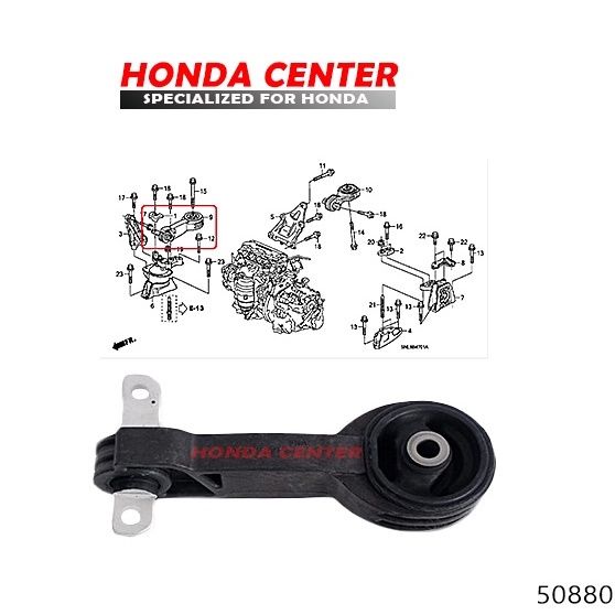 engine mounting gantungan mesin kanan atas civic fd 2006 2007 2008 2009 2010 2011 1800cc matik