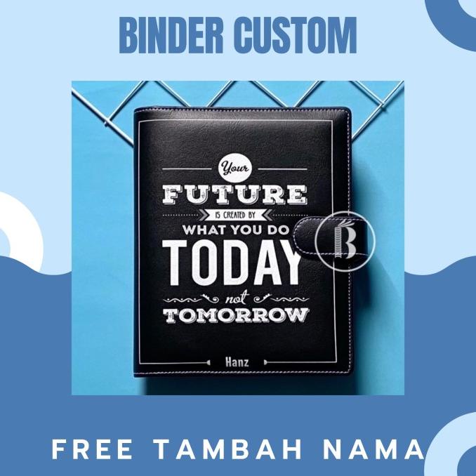 

Office & Stationery | Document Organizer | Binder Custom Quotes Free Tambah Nama 6Ring A6 20Ring A5 26Ring B5 | Best Seller