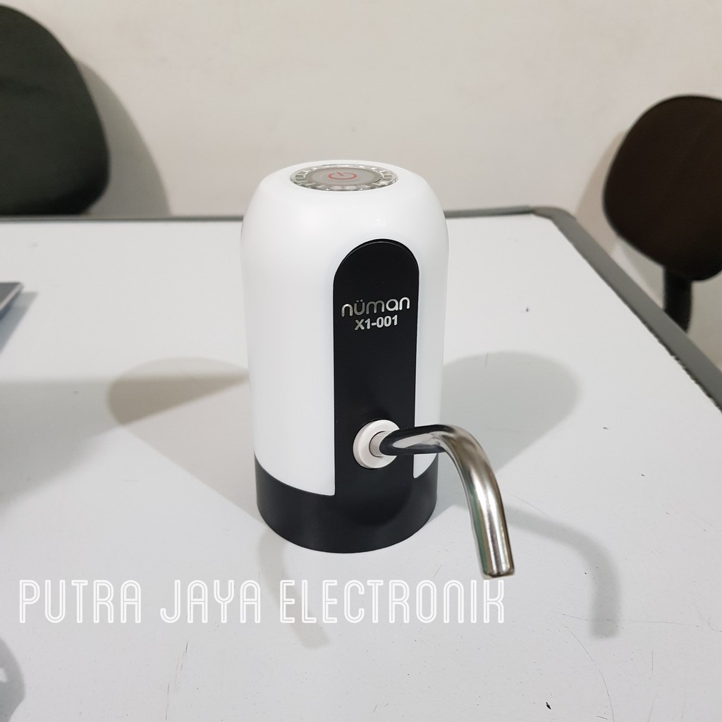 POMPA AIR GALON LISTRIK / WATERPUMP ELEKTRIK NUMAN 1 TOMBOL LED USB CHARGE MURAH