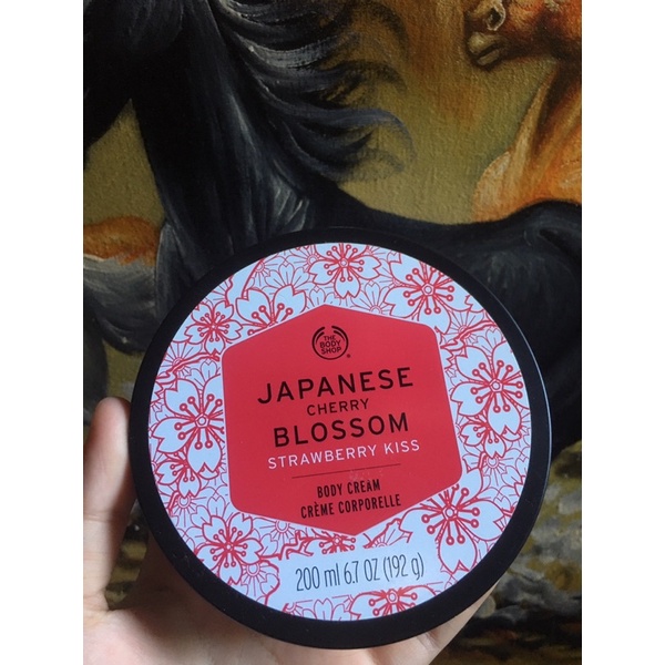 PRELOVED BODY BUTTER THE BODY SHOP Cherry Blossom Strawberry Kiss