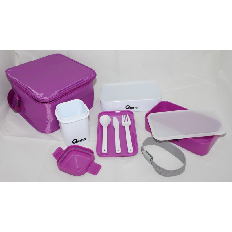 Oxone Ox-068 Kotak Makanan Bento Makan Dengan Tas Kotak Tempat Sup Kuah Ox 068 Lunch Box Bekal Bagus