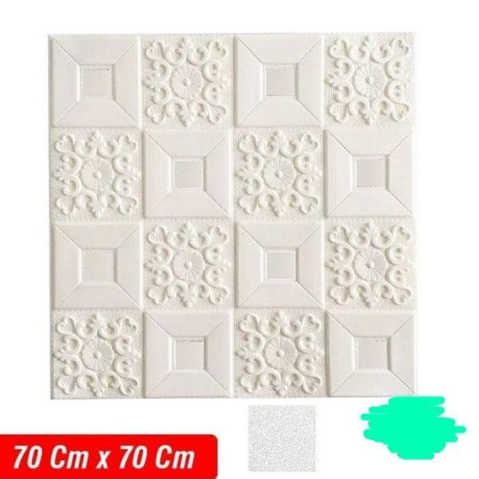 WALLPAPER 3D BATIK FOAM DINDING PLAFON WALLSTICKER