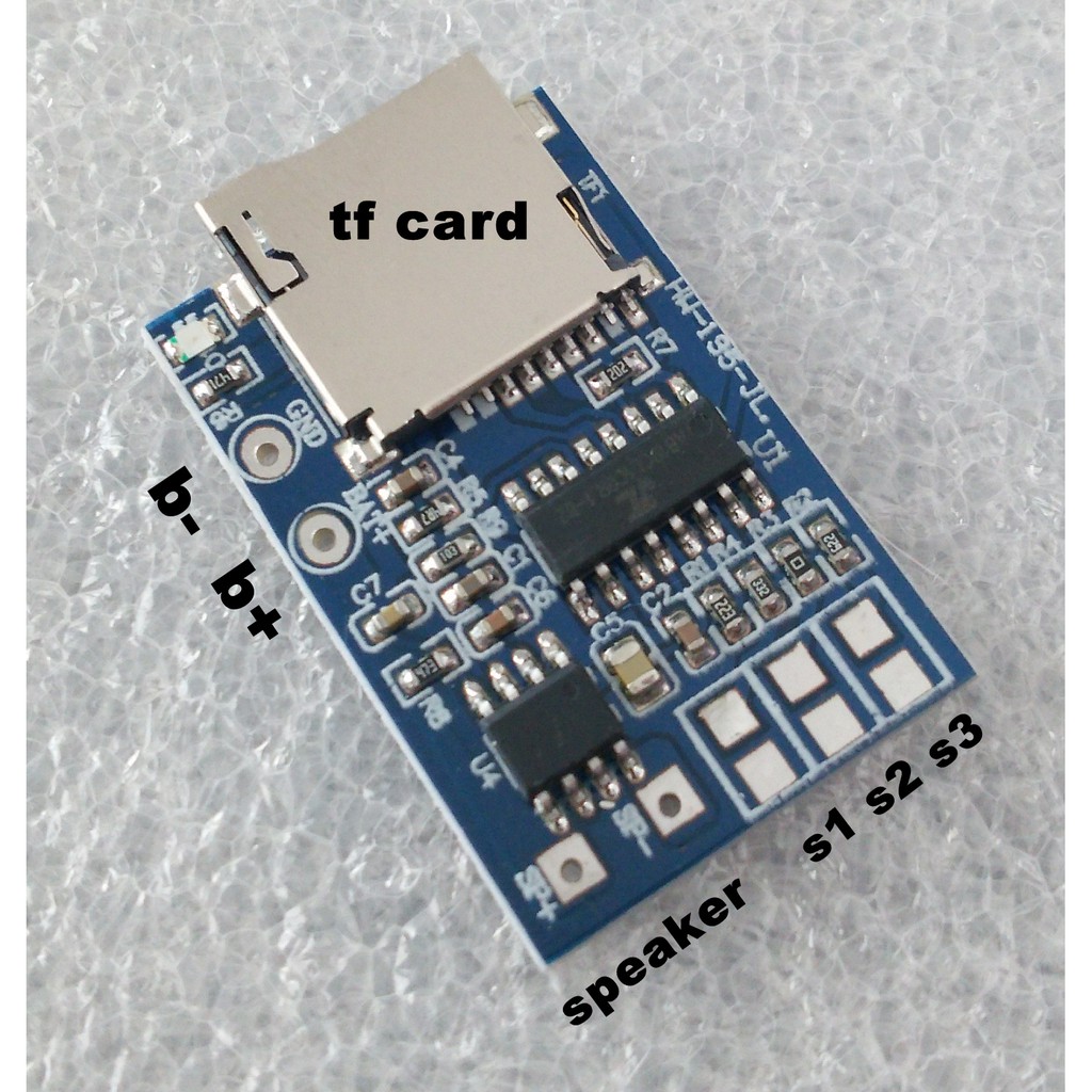 Modul TF Card MP3 Decoder Board Plus Mono 2W Amplifier