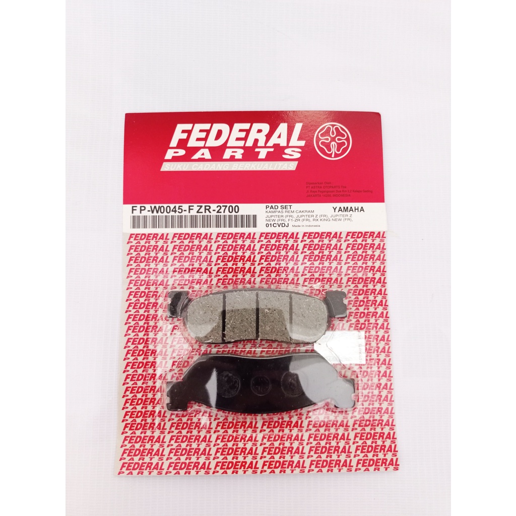 KAMPAS REM FP-W0045-FZR-2700 FEDERAL ORIGINAL KAMPAS REM JUPITER,RX KING,F1-ZR MURAH