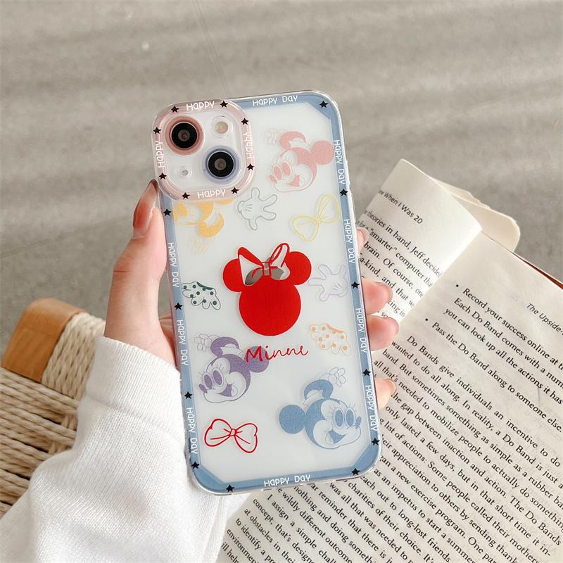 Soft Case Silikon Shockproof Motif Kartun Untuk IPhone 11 12 13 Pro Max X XS Max XR 7 8 Plus SE2020