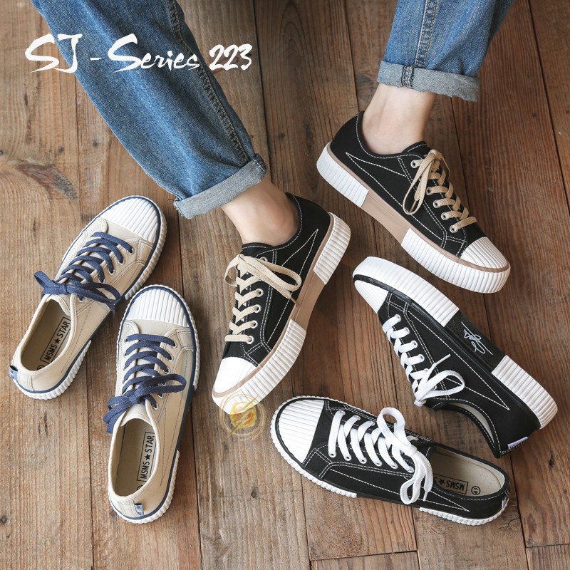 [OOS] Sepatu Sneakers Wanita Casual Wear ala Back To School Import Kualitas Super Premium - 223 (NO BOX)