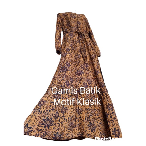 GAMIS BATIK WANITA HOME DRESS BATIK KLASIK GAMIS BATIK BUSUI WANITA DASTER BATIK WANITA BAHAN RAYON SUPER PRINTING BATIK UKURAN JUMBO FIT XL LINGKAR DADA 110 CM