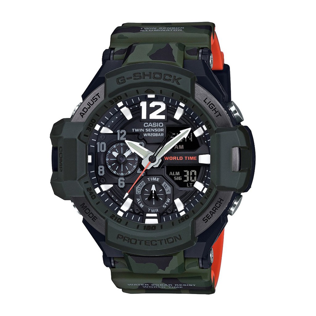 Jam Tangan Pria Casio G-shock Original GA-1100SC-3A